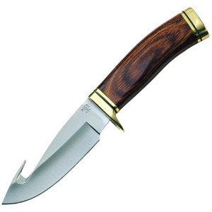Buck Zipper, Stahl 420HC, Kraton, Aufbrechhaken, Nylonscheide