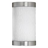 American Fluorescent FUW113SNEC Fusion Outdoor Sconce, Unique Smooth White Glass Diffuser... by American Fluorescent