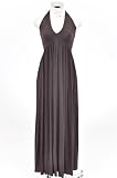 DIANE von FURSTENBERG Chocolate Brown Franz Halter Maxi Dress