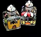 Beach Party Design - Hand Painted - Mini Salt & Pepper,.5 oz., Set of 2