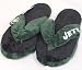 New York Jets NFL Flip Flop Thong Slippers - Size 12