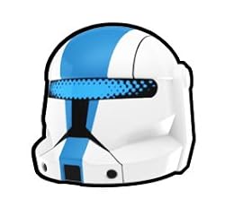 White Commando Niner Helmet - LEGO Compatible Minifigure Piece