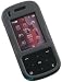 Samsung Trance U490 Black Rubber Feel Hard Case Cover w/Belt Clip