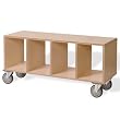 Offi Bench Box With Casters No Upholstery - VBB2044C-FIN -