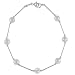 Sterling Silver Tarnish-Free Bar Bead Bracelet, 7.5