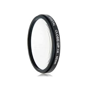 EMOLUX 52mm +4 Close-up Lens Filter for Digital Camera (Black) + Worldwide free shiping