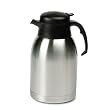 Vacuum Insulated Carafe,1.9 Liter,7"x5-1/2"x10-1/4",STST/BK
