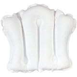 WHITE Vinyl plastic bathtub spa BATH Pillow TUB