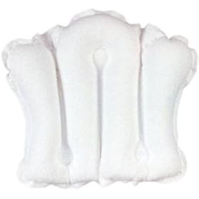 WHITE Vinyl plastic bathtub spa BATH Pillow TUB