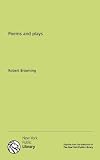 Poems and plays