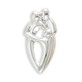 Parents with 1 Child Slide Sterling Silver
