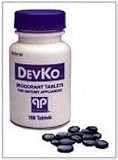 DevKoTM Ostomy Pouch Deodorant Tablets