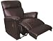 Brown Multi Position Leather Recliner By Coaster Furniture