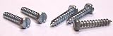 10 X 3/4 Self-Tapping Screws Slotted / Hex Head / Type A / Steel / Zinc / 6,000 Pc. Carton