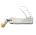 Stainless steel pruner knife with shackle and lanyard - Sheffield made
