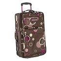 Jansport 22" SuperBreak Carry On Expandable Rolling Luggage, New Chocolate Chip Pattern Dots
