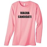 VIAGRA CANDIDATE on Long Sleeve Women's Cotton T-Shirt (in 9 colors)