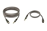 SoundTech 10' & 3' 1/4 TRS connections White STELQ103W