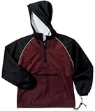 Sport-Tek - Colorblock Anorak Maroon/Black-S