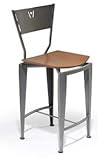 St- 120 Bar Height Stool - 30" With Backrest - CREATECH - C-663D