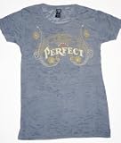 Perfect Center Logo See Through Blue T Shirt