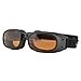 Bobster Piston Motorcycle Goggles Amber