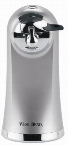 West Bend 77203 Electric Can Opener, Metallic