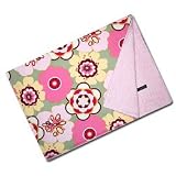 Cuddlebee Sage Pink Flower - Blanket