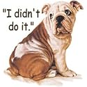 Didnt Do It Bulldog Youth T-Shirt