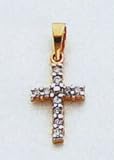 Diamond Cross Charm - XR814