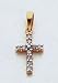 Diamond Cross Charm - XR814