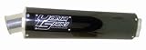 Yana Shiki COCHO1BLACK Black Exhaust Canister with Black Label for Suzuki GSX-R 600/750/1000