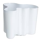 iittala Aalto 6-1/2-Inch Glass Vase, White