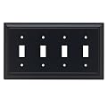 Architectural Quad Switch Wall Plate
