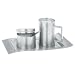 Milch und Zucker Set mit Milchkännchen und Zuckerdose, Edelstahl