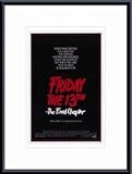 Friday the 13th Part 4 --The Final Chapter, Art Poster by Unknown Artist, with Metal Frame, poster size: 11