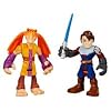 Star Wars 2011 Playskool Jedi Force Mini Figure 2Pack - Anakin Skywalker & Jar Jar Binks