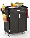 Home Styles Create-a-Cart Cottage Oak Cabinet with Black Granite Top 32.5x18.75x36-in.
