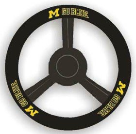 Michigan Wolverines ( University Of ) NCAA Leather Car Steering Wheel Cover