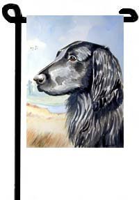 Flat Coated Retriever - Garden Flags