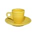 Fiestaware Sunflower 807 After-Dinner Cup and Saucer Set