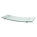 Atlas Swing Shelf Kit - Clear/ Silvertone (24x8")