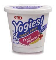 Eight In One Yogies Rabbit Treats Fruit 3.5 Ounces - G4728