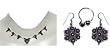 Necklace Earring Ring Sterling Silver Amethyst Jewelry (gnklcs115)