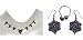 Necklace Earring Ring Sterling Silver Amethyst Jewelry (gnklcs115)