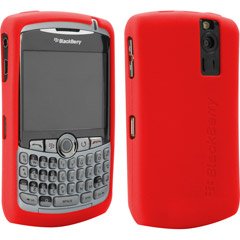 BlackBerry Blackberry Red Rubber Skin Case For 8300 Series