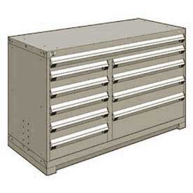 10 Drawer Counter High Light Gray
