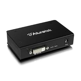 Aluratek ADS02F 2-Port DVI Video Splitter by 