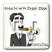 Londons Times Famous People Places Books Cartoons - Grocho Marx with Zeppo Zippo - Light Switch Covers - double toggle switch Image
