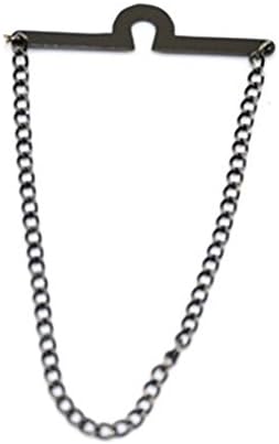 CocoFang(TM) Mens Single Loop Tie Chain Link Style (1pcs Black)